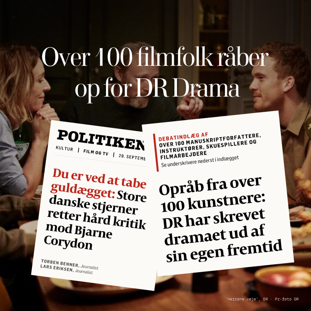 DR Drama opråb i Politiken